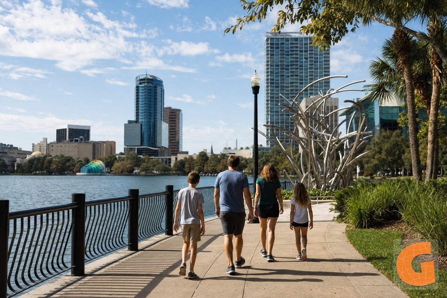 Kunst- und Parkrunde am Lake Eola