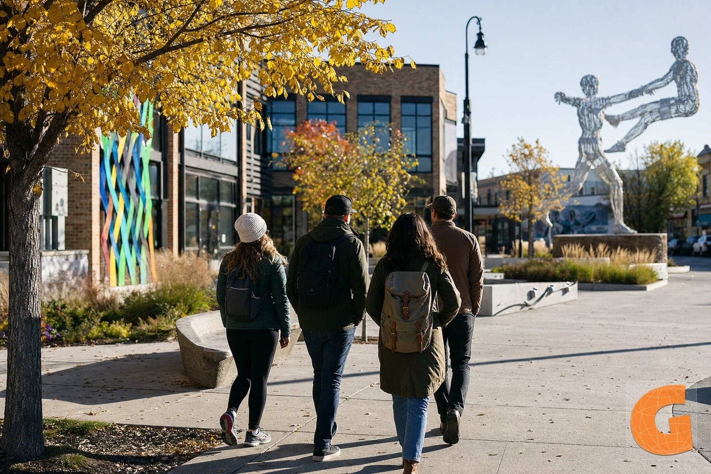 Downtown Fargo Public Arts District Entdeckung 1