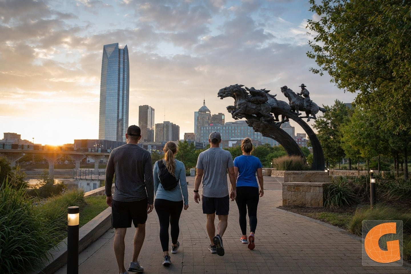 Bricktown-Baseball- und Kunst-Rundweg