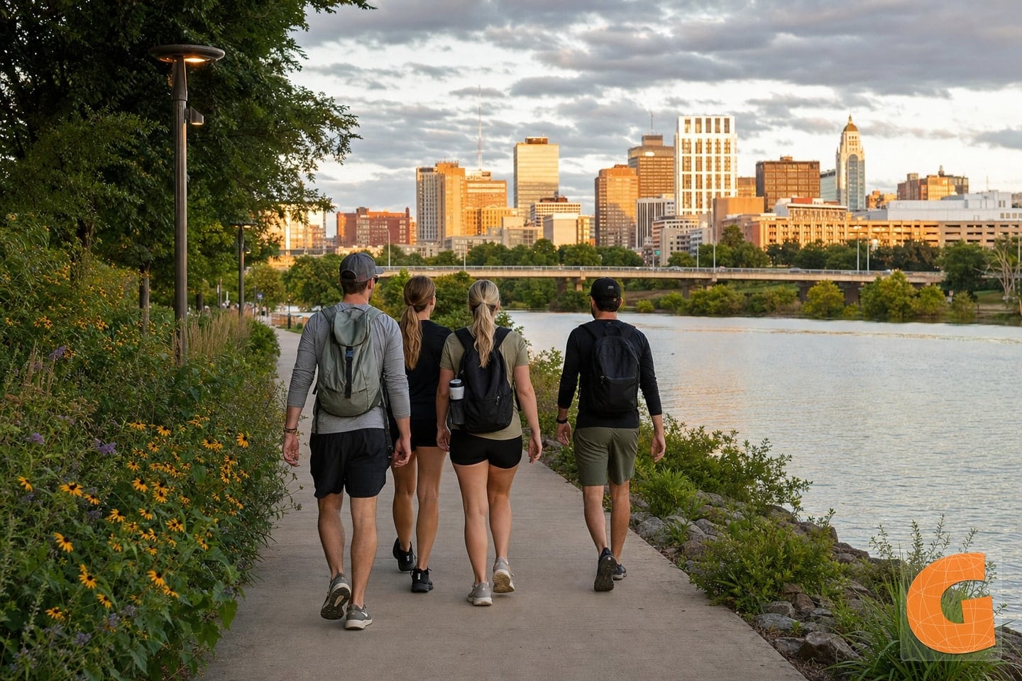 Ufer-Runde am Lady Bird Lake