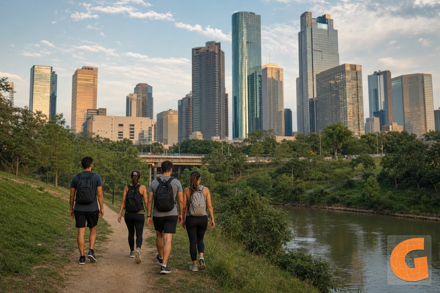 Buffalo Bayou Park and Downtown Houston Entdeckung 1