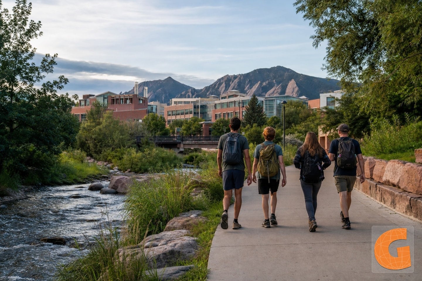 Boulder Creek and Downtown Boulder Entdeckung 1