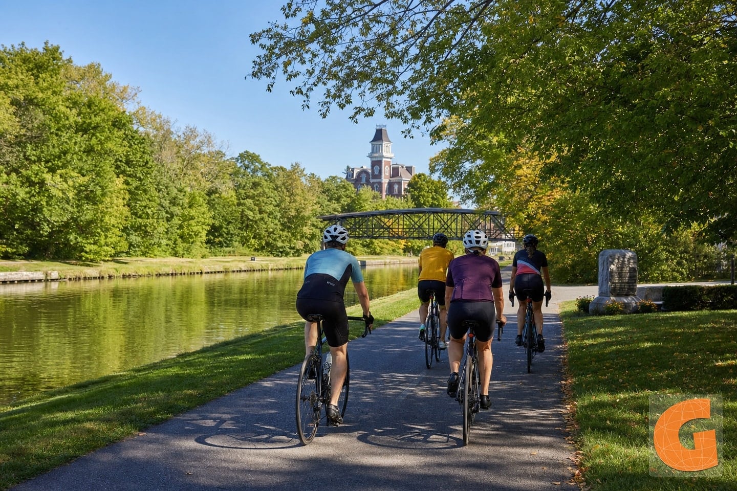 Historische Kanalschleife von Fairport