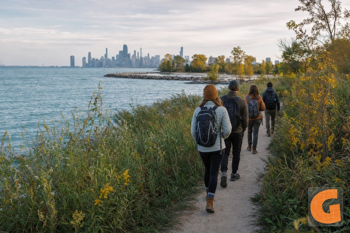 Natur-Entdeckungsschleife am Montrose Harbor