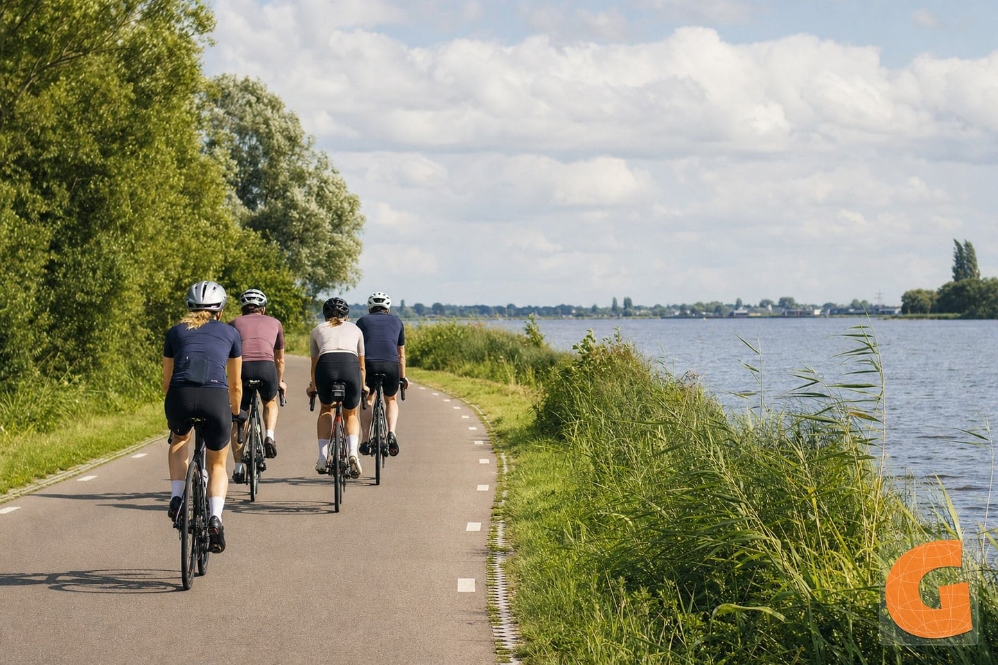 Fahrradrunde durch Reeuwijks Seen und Polder