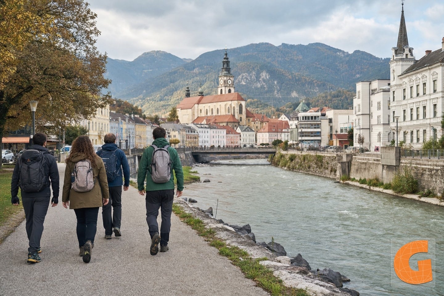 Historische Murfront-Runde in Leoben