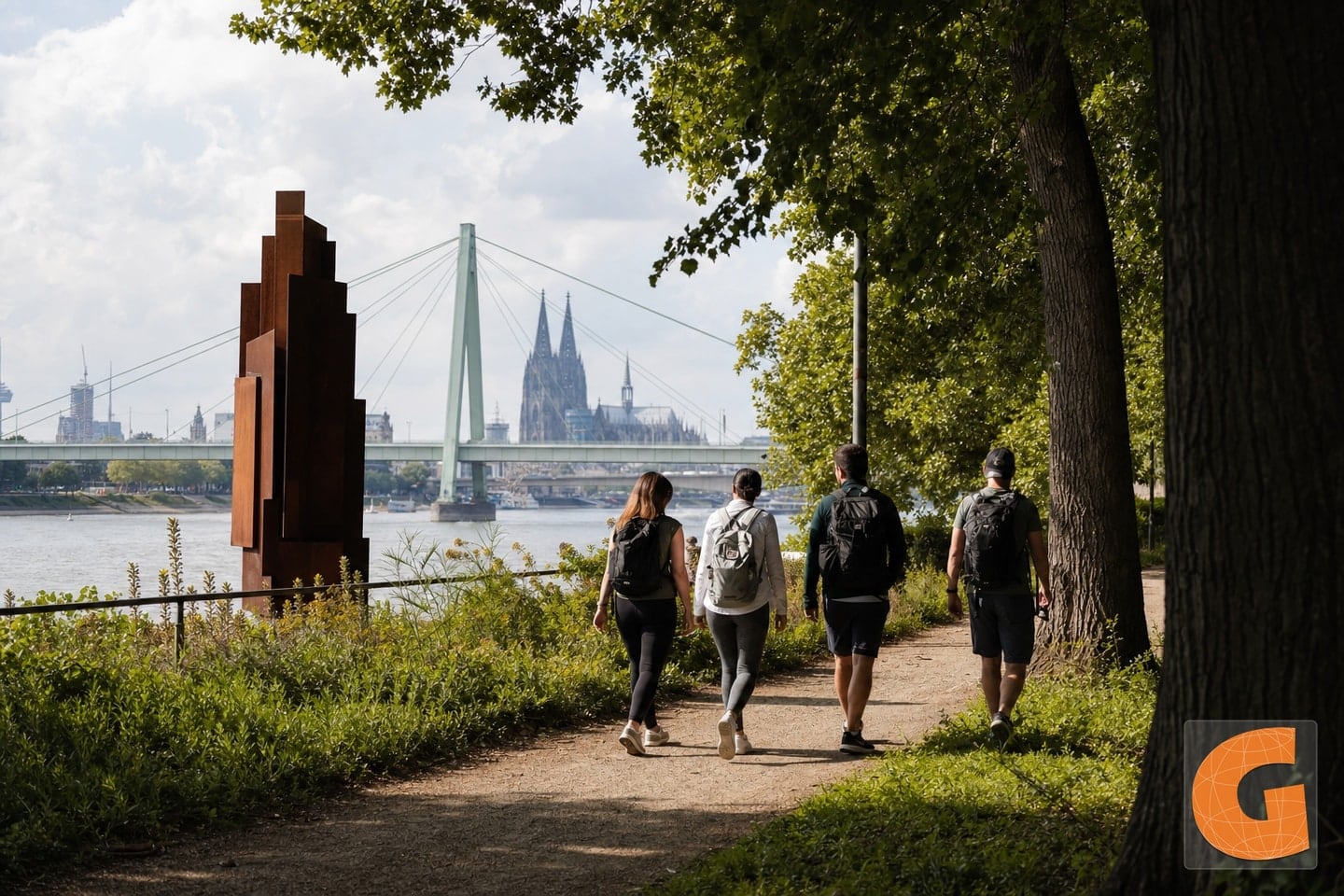 Rheinpark-Garten- und Kunstschleife