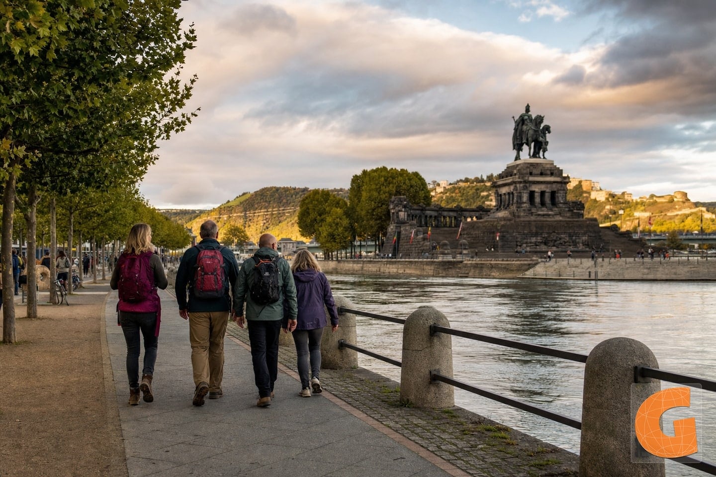Entdeckungsschleife am Deutschen Eck
