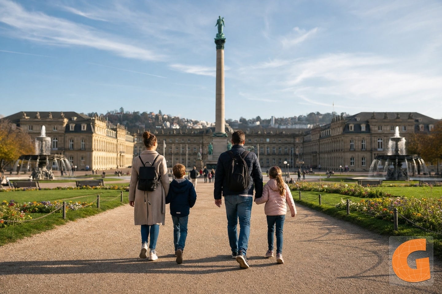 Stuttgart Schlossplatz and Historic Centre: Entdeckerroute