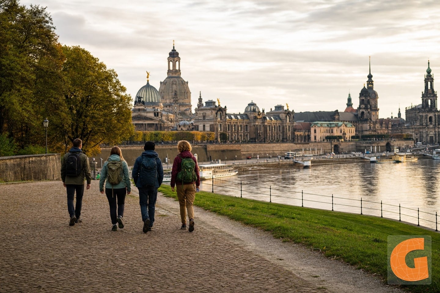 Dresdner Königsplätze und Elbpromenade