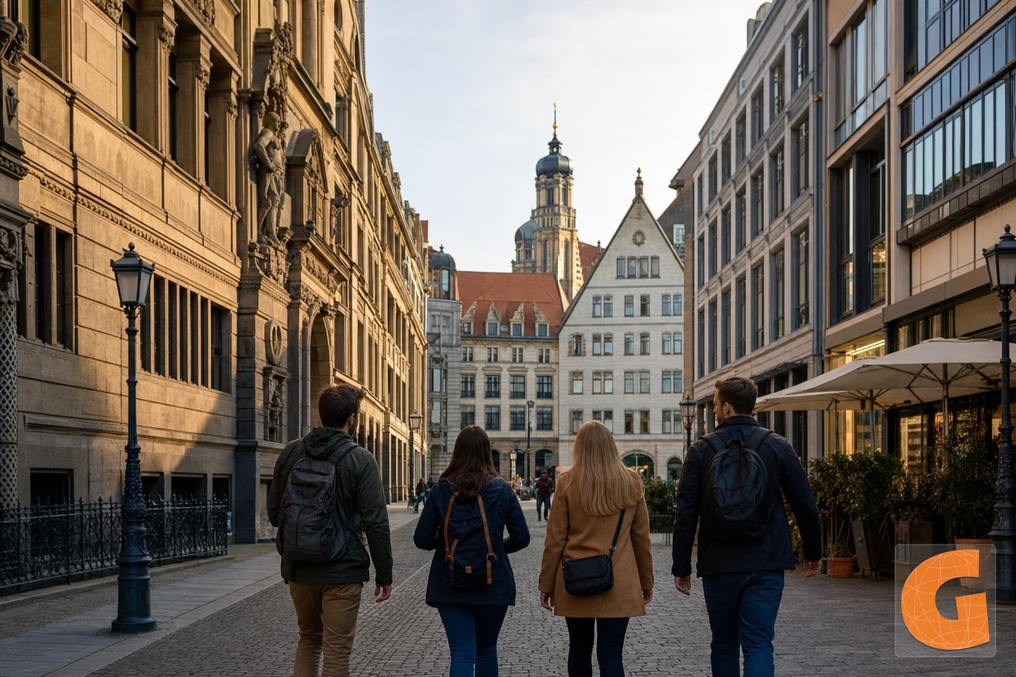 Von Leipzigs Augustusplatz zum Nikolaikirchhof