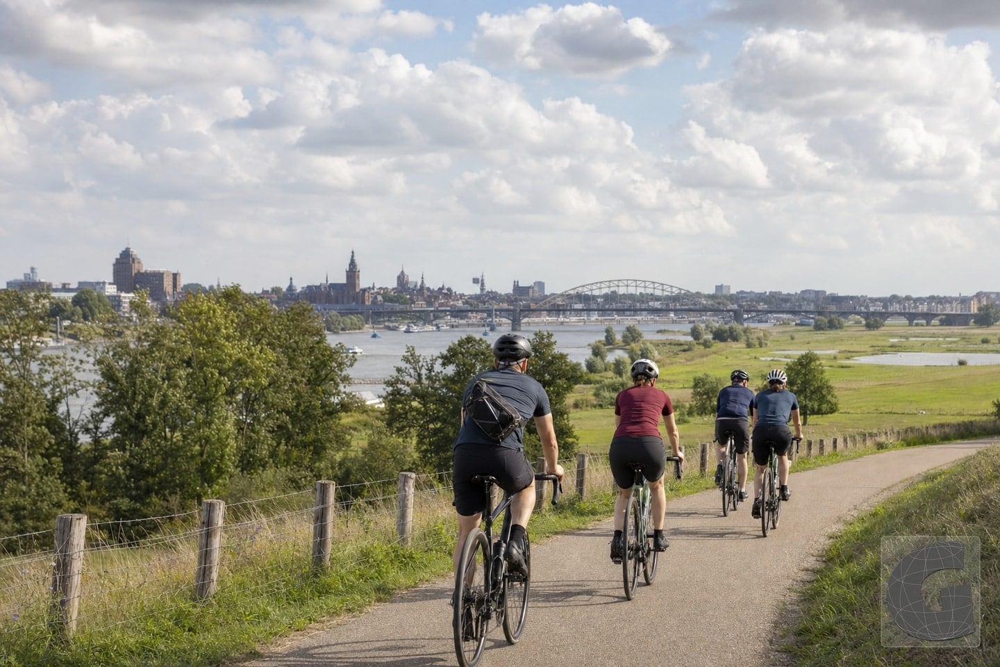 Flussschleife Waalfront und Ooijpolder