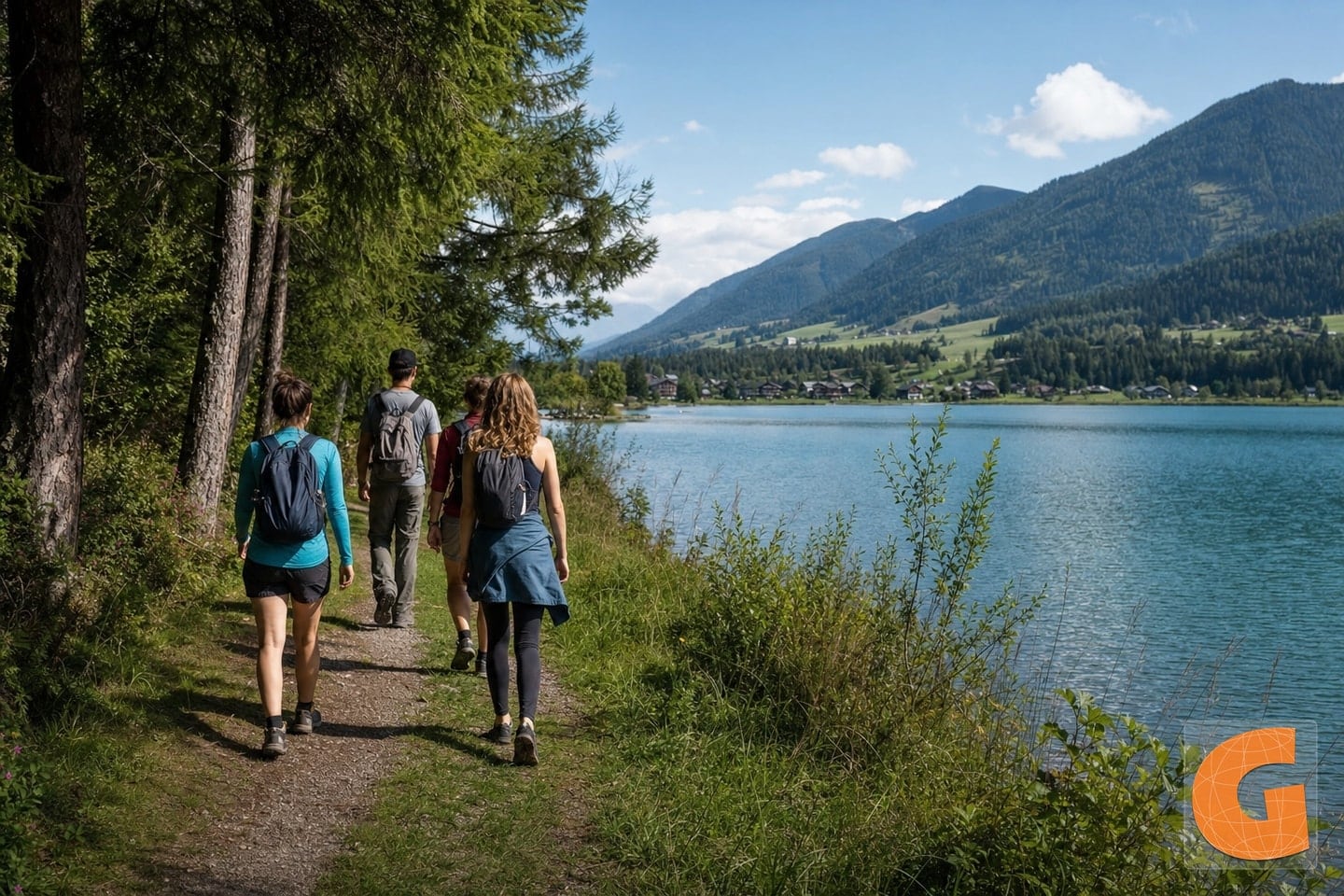 Uferpromenade am Weissensee