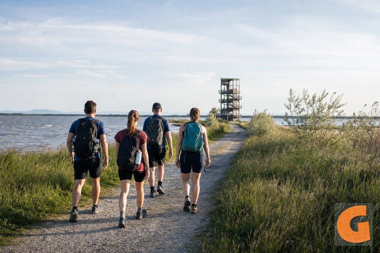 Ufer- und Aussichtsturm-Runde in Podersdorf