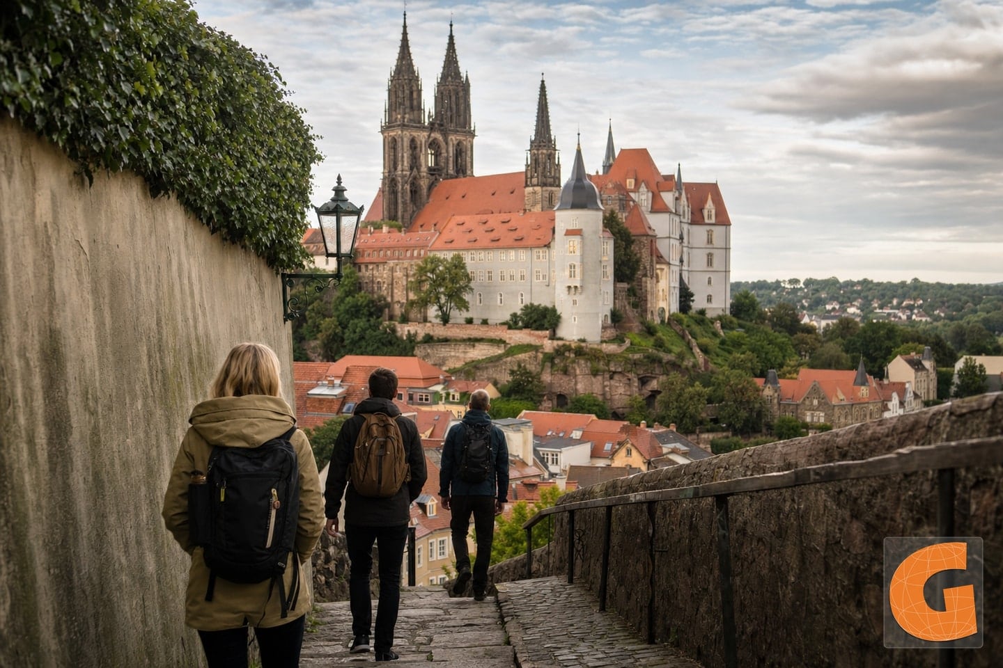 Historischer Rundweg über den Meißner Burgberg