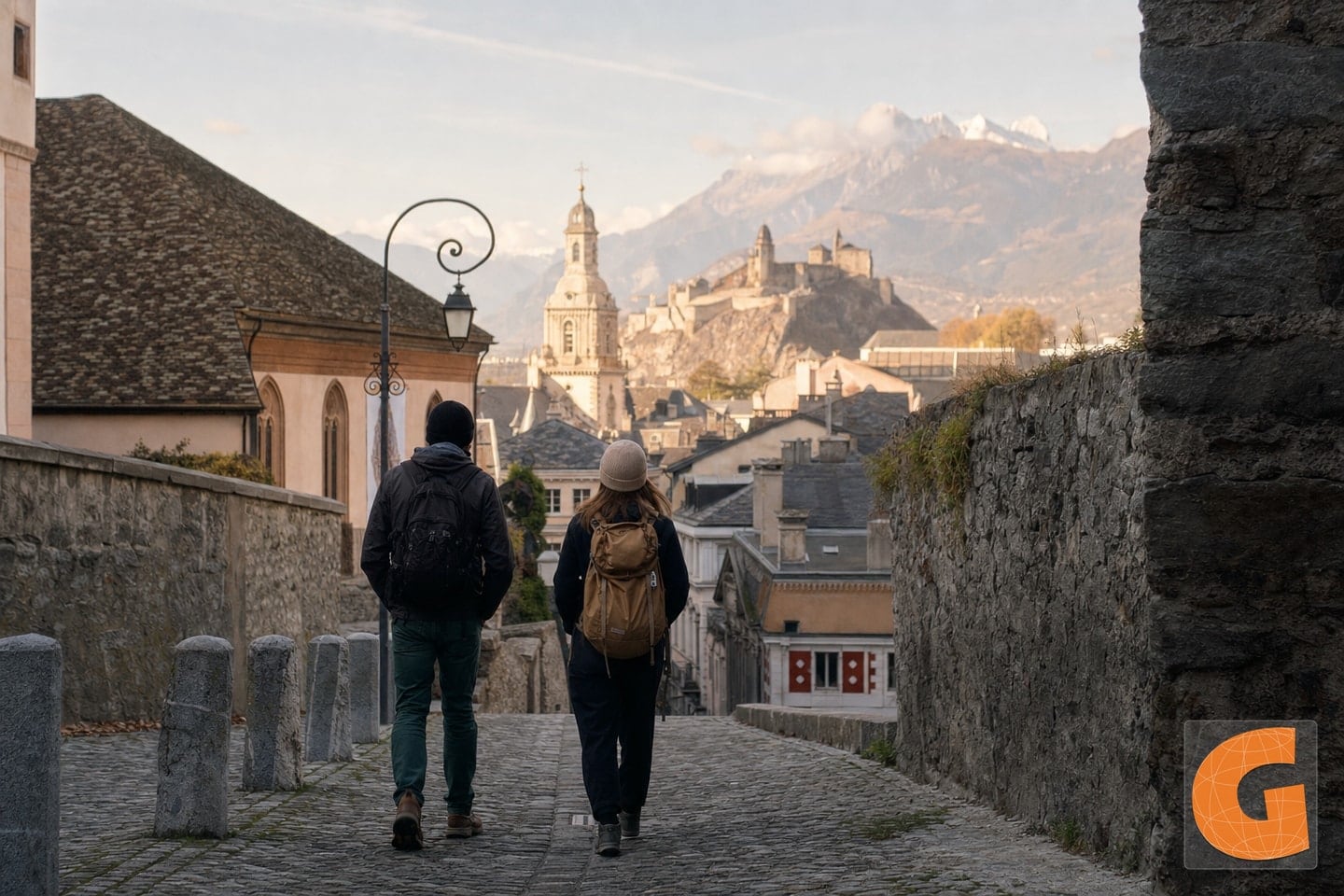 Sehenswürdigkeiten-Rundweg durch die Altstadt von Sion