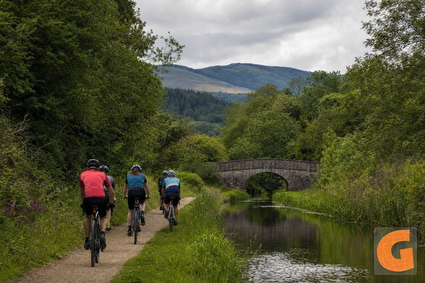 Historische Radtour am Newry Canal