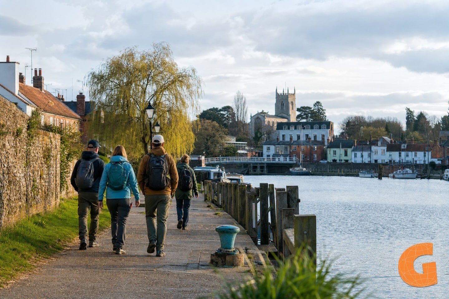 Beccles Quay und Waveney-Blicke