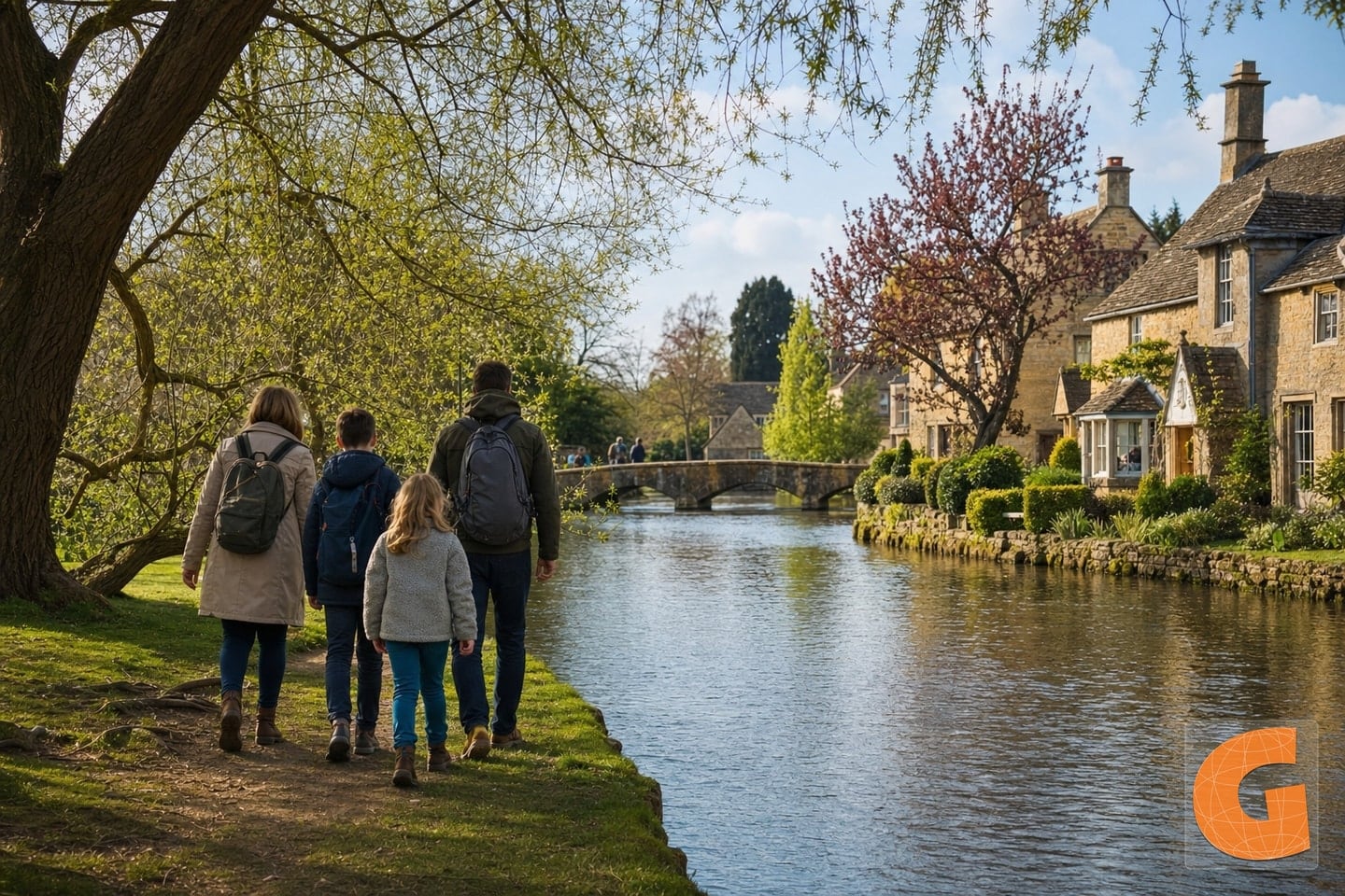 Dorfspaziergang durch Bourton