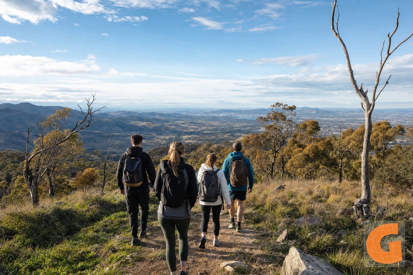 Stromlo-Gipfel und Geschichten der Buschfeuer
