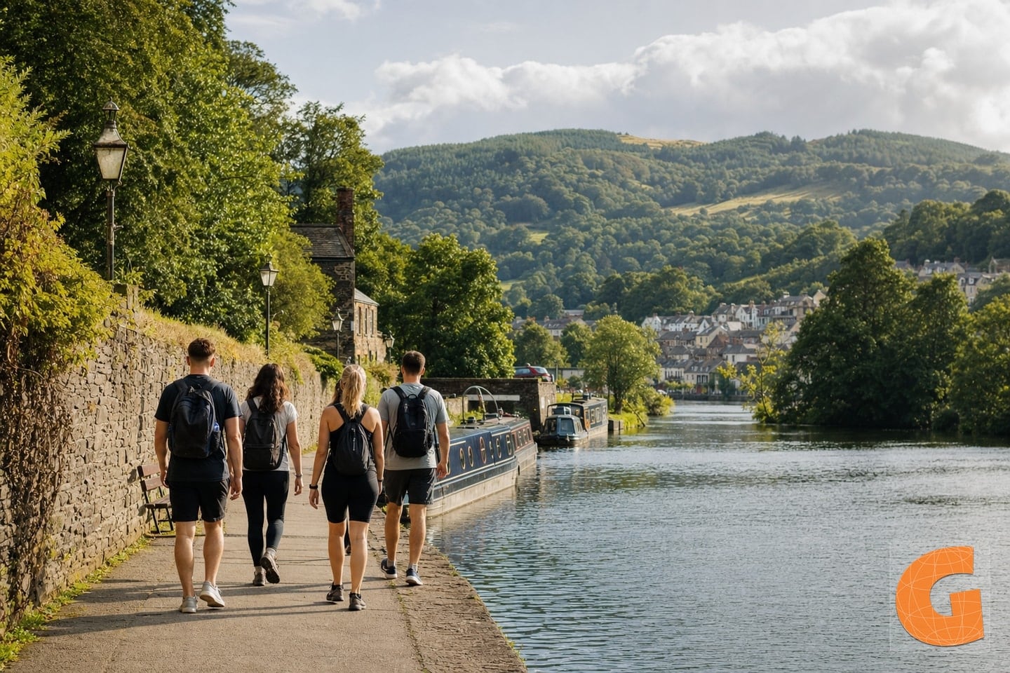Rallye an Kanal und Fluss in Llangollen