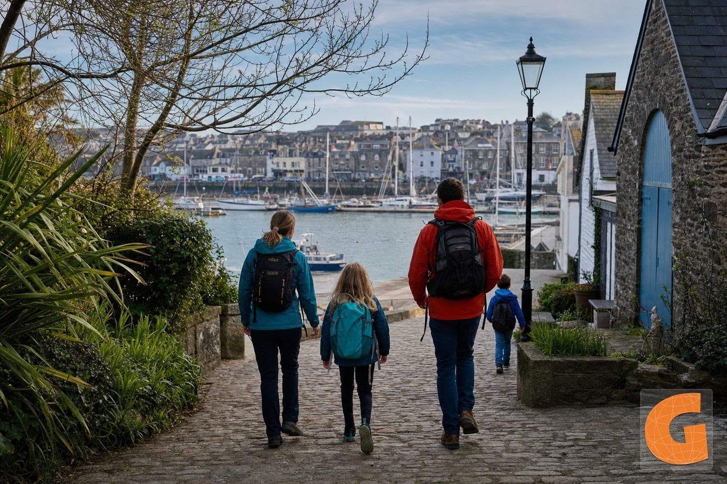 Zeitreise am Hafen von Falmouth