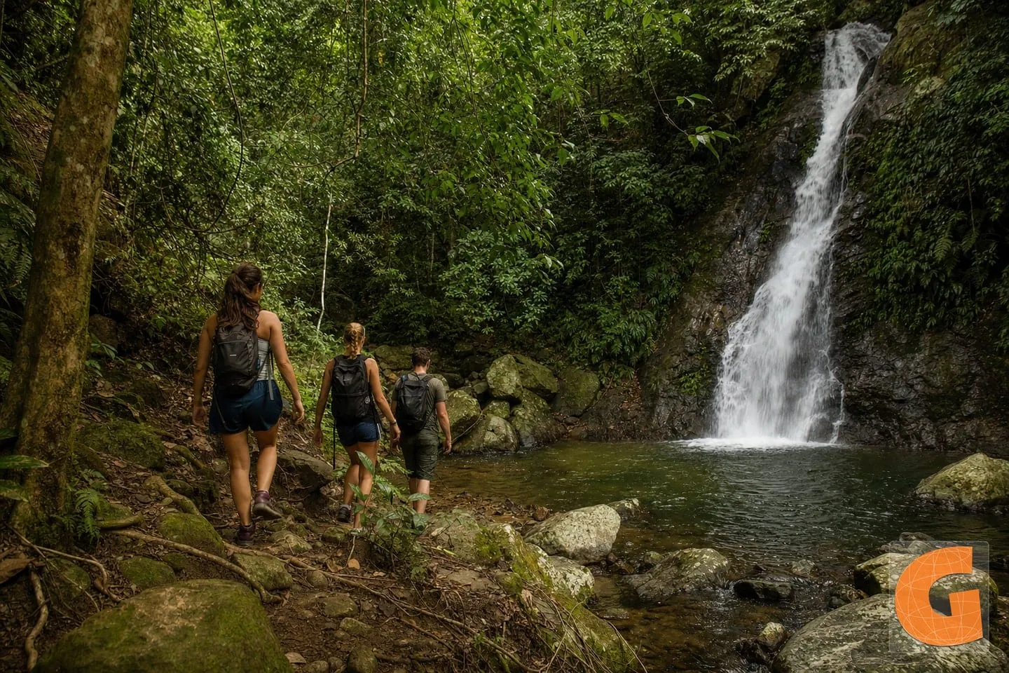 Minca Waterfall and Forest Trail