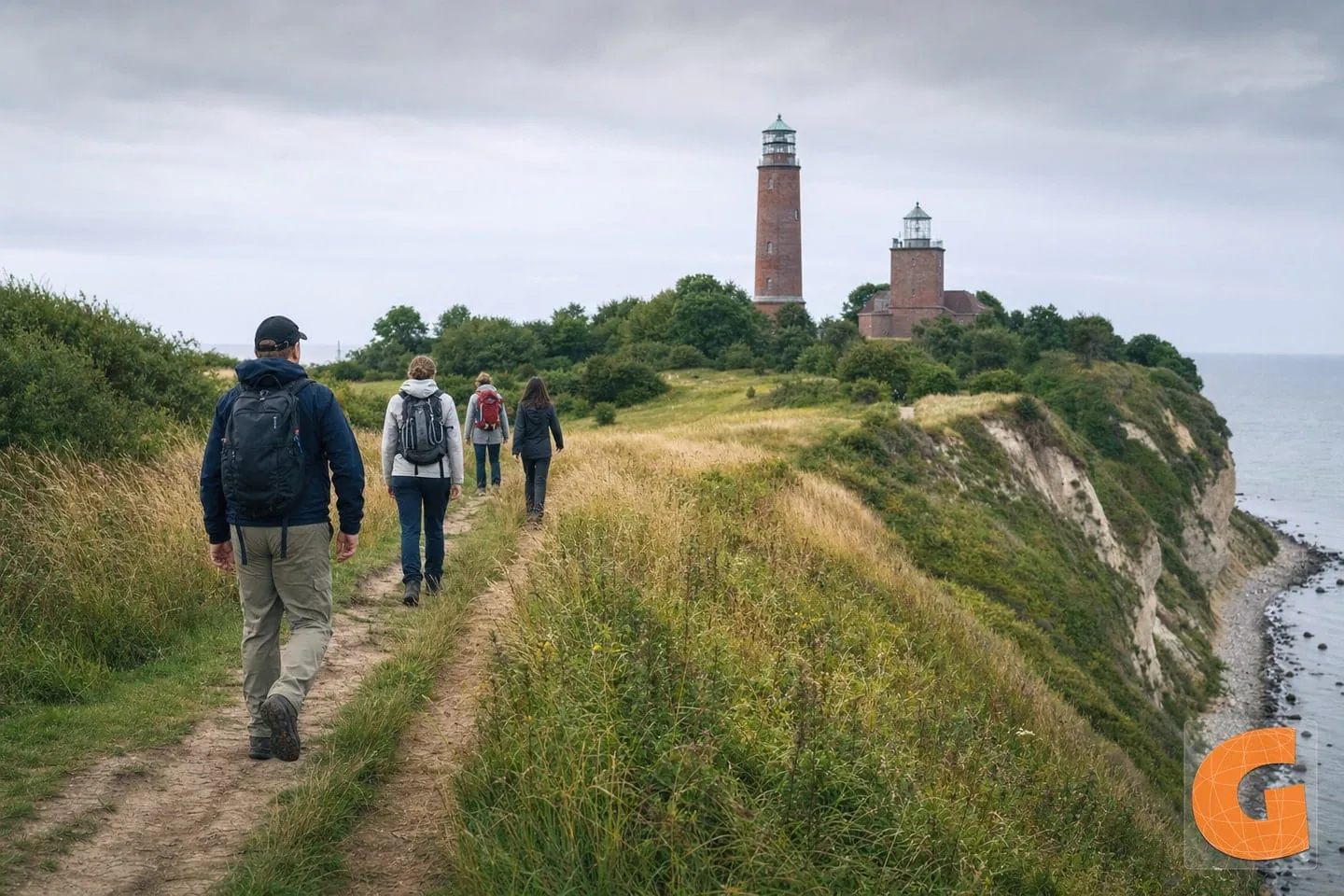 Walking Route at Kap Arkona Coastal Headland