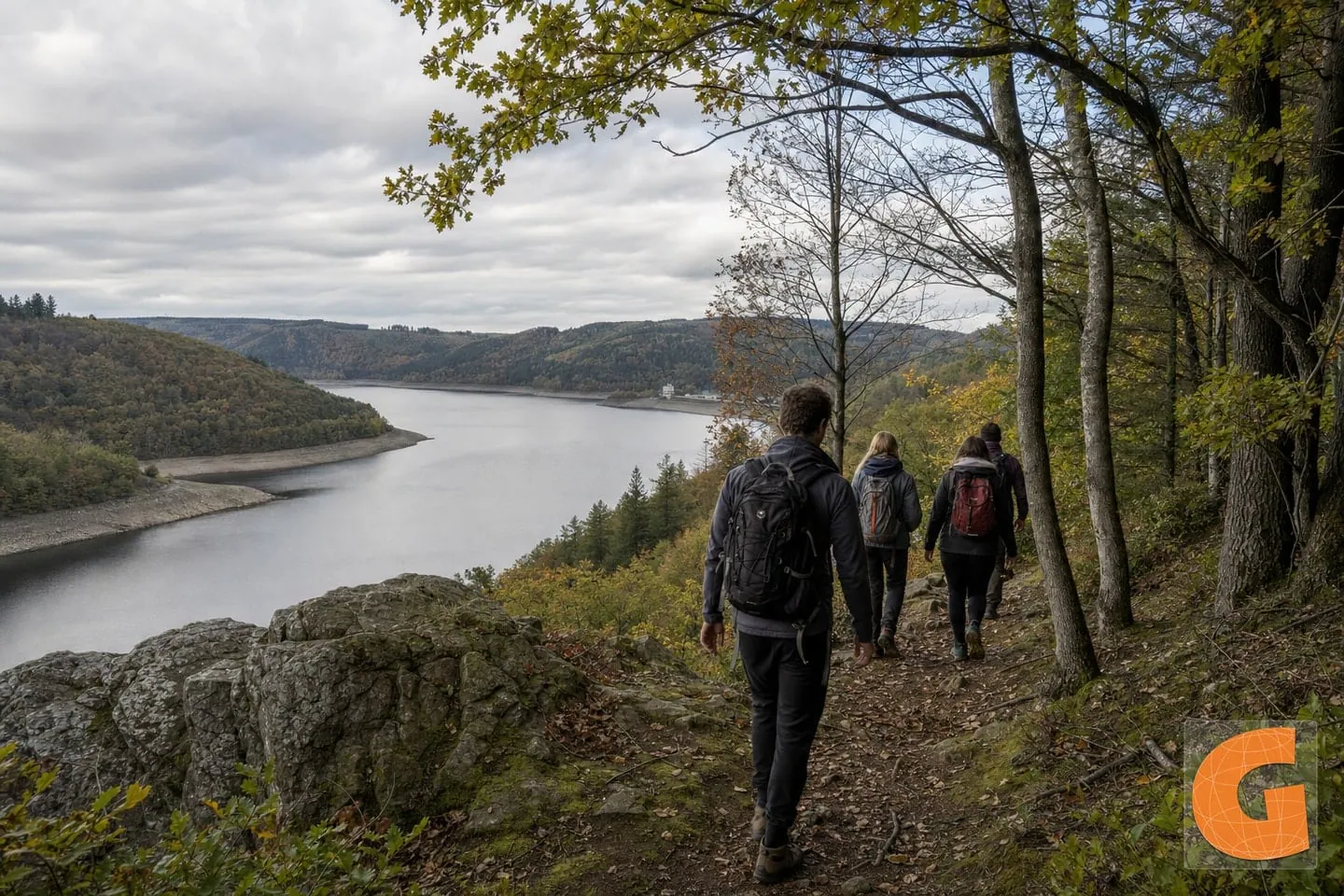 Urft Reservoir and Eifel Forests Walk