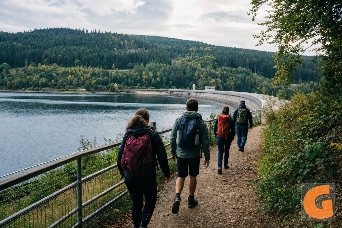 Schluchsee Dam Lakeshore Gateway Walking Route
