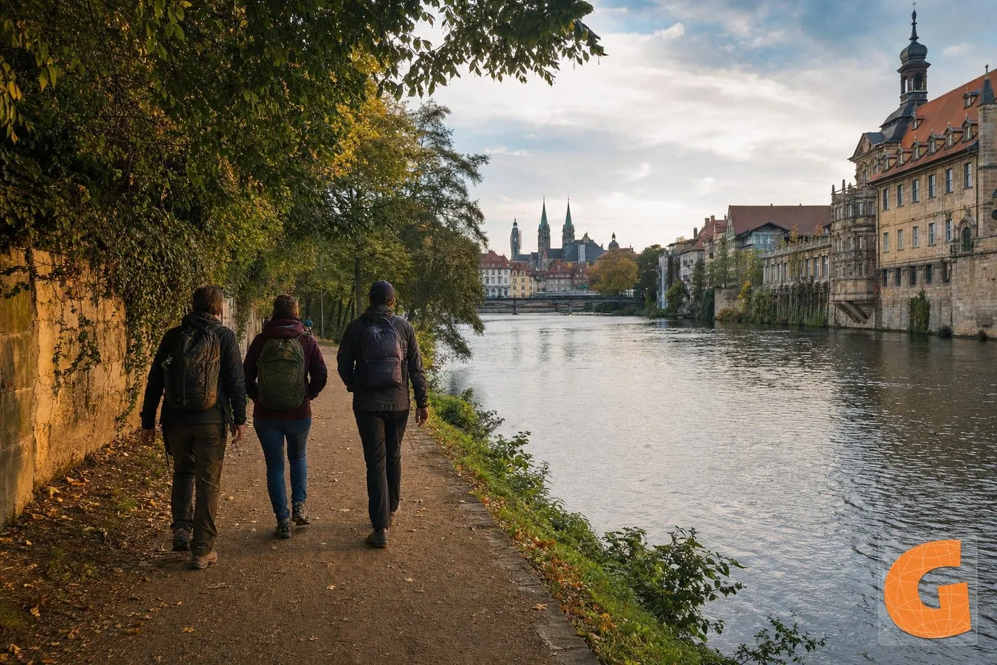 Bamberg Historic Centre and Regnitz Loop Walking Route