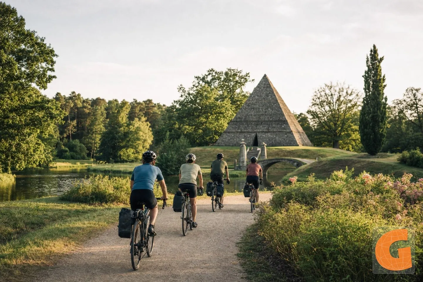 Cottbus Branitzer Park Parkland Circuit by Bike