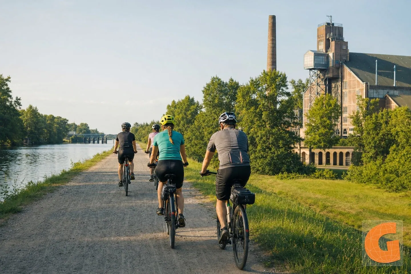 Eberswalde Finow Canal Greenway Bike Ride