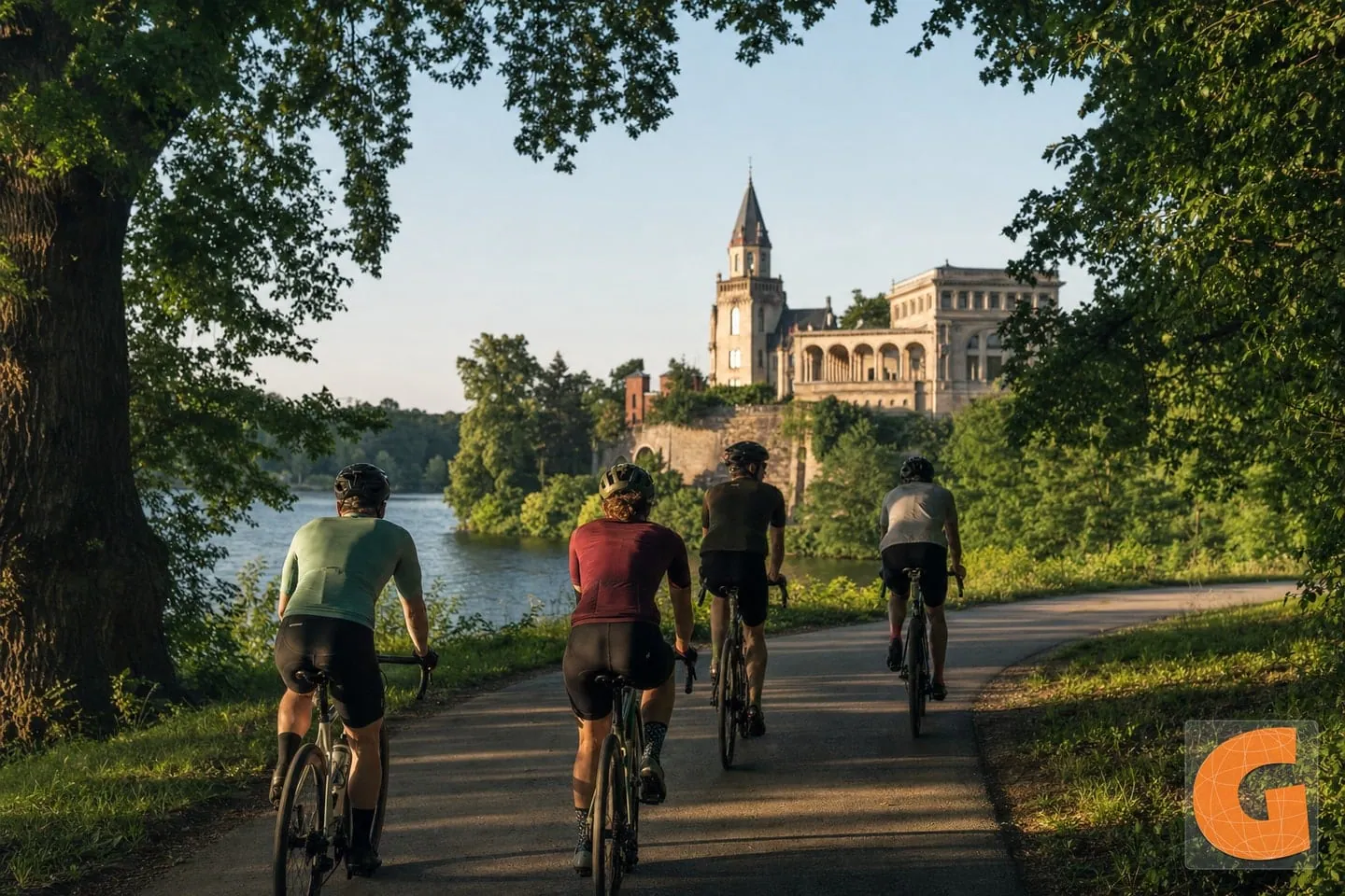 Potsdam Babelsberg Park and Lakeside Ride – 3.5 km Bike Route