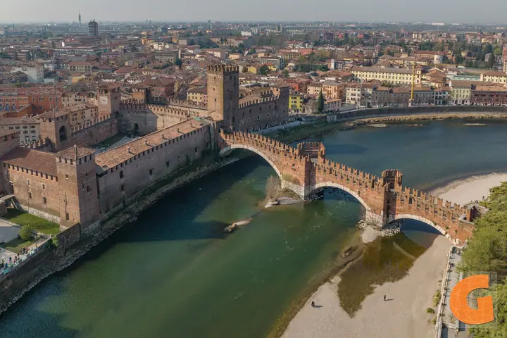 Walking Route in Verona Historic Centre and Adige Gateway