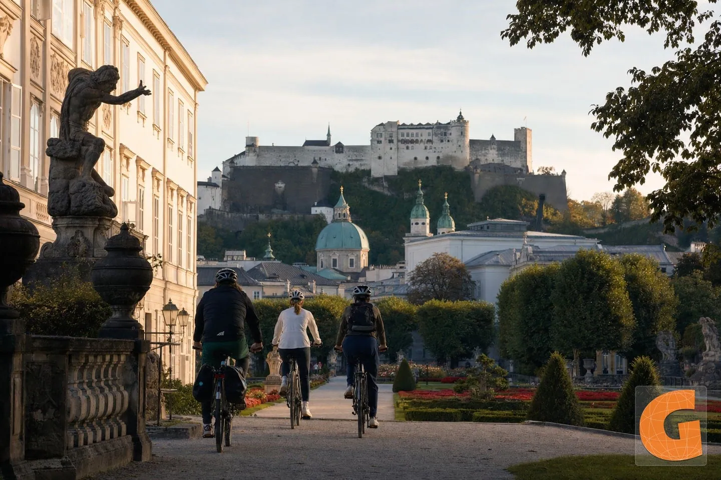 Salzburg Mirabell–Old Town Heritage Loop – Cycling Route