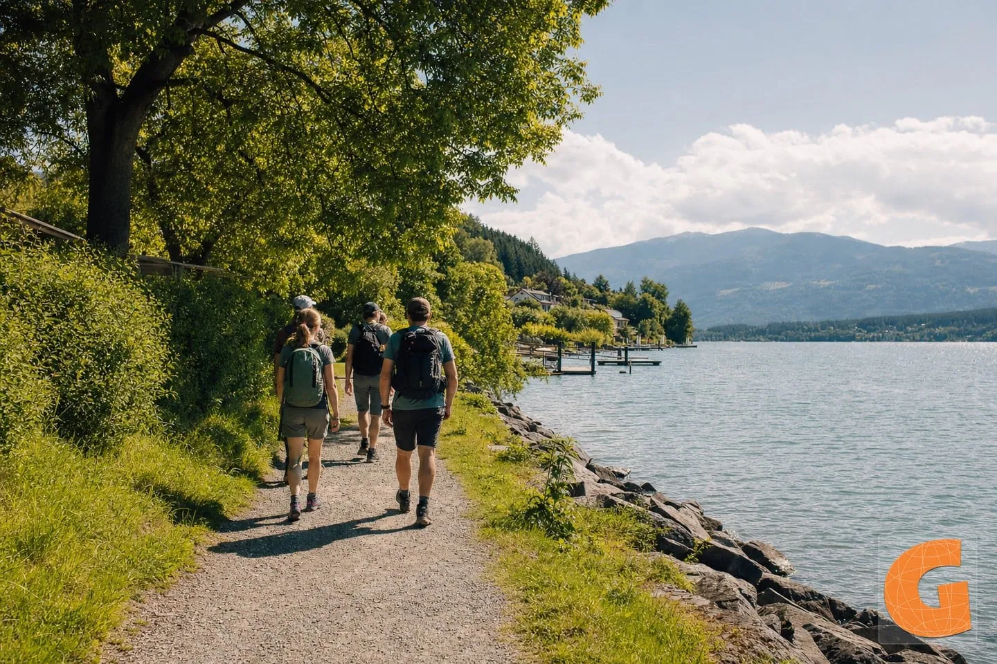 Seeboden waterfront and Millstätter See Walk