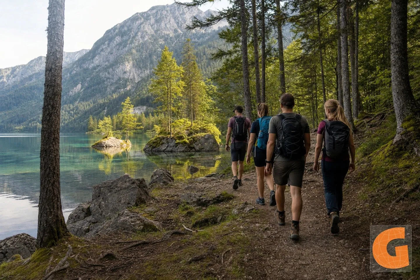 Hintersee Lake Lakeside Nature Walk