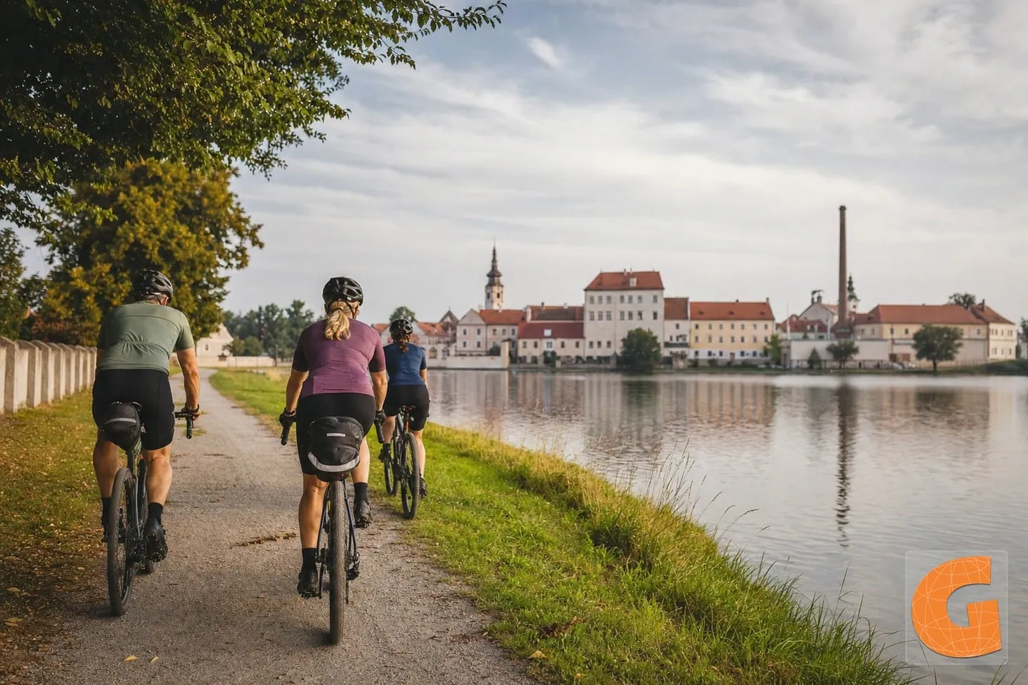 Bike Route at Třeboň Historic Centre and Svět Pond Gateway