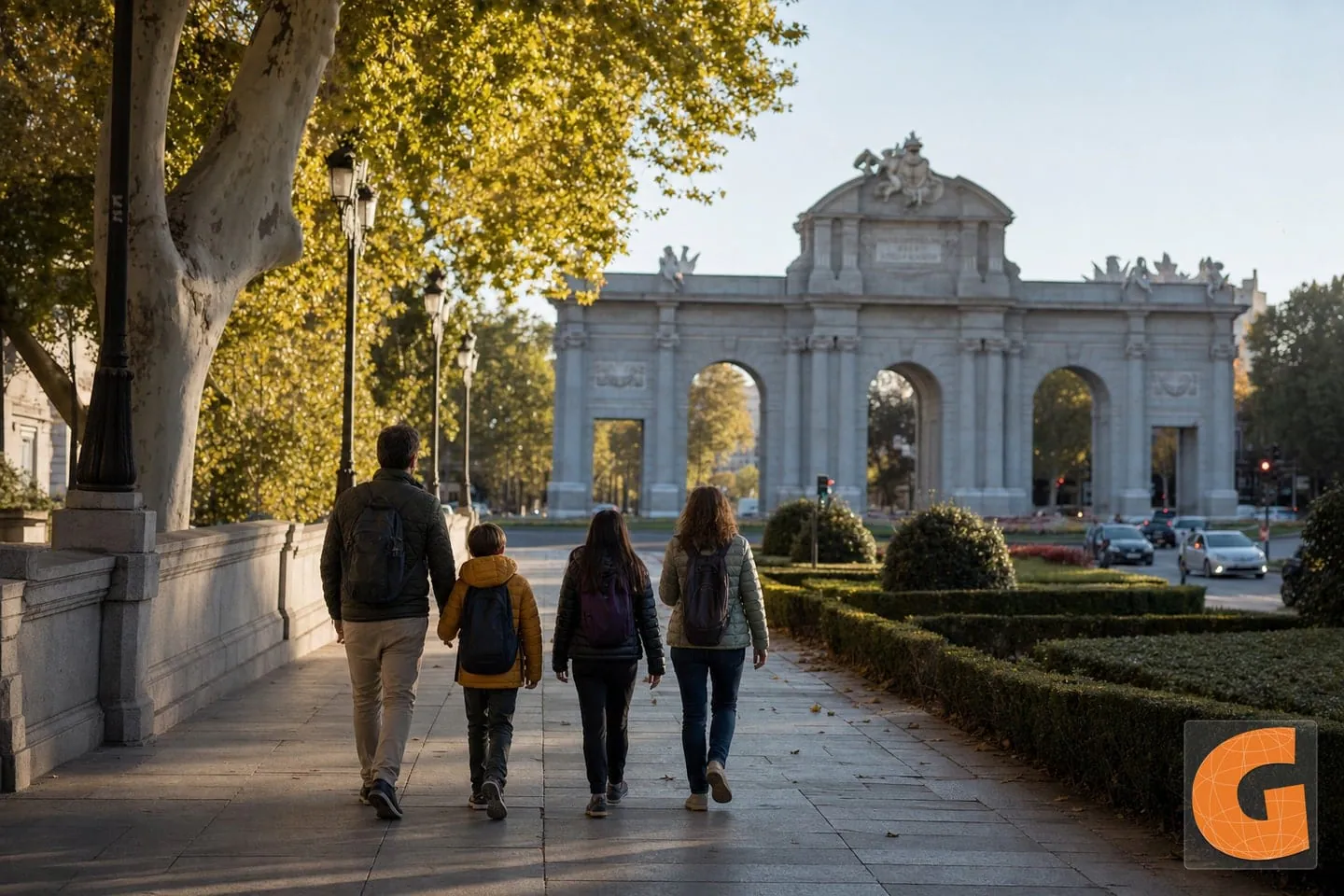 Walking Route: Madrid Retiro Park and Alcalá Gate