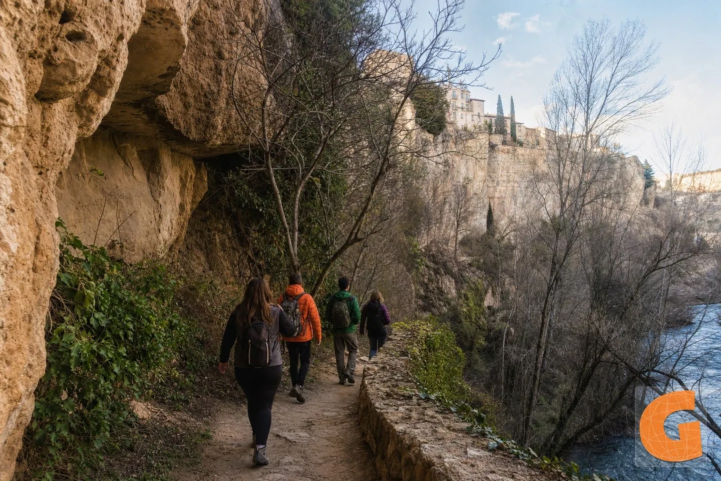 Cuenca Júcar River Promenade: Riverside Walk