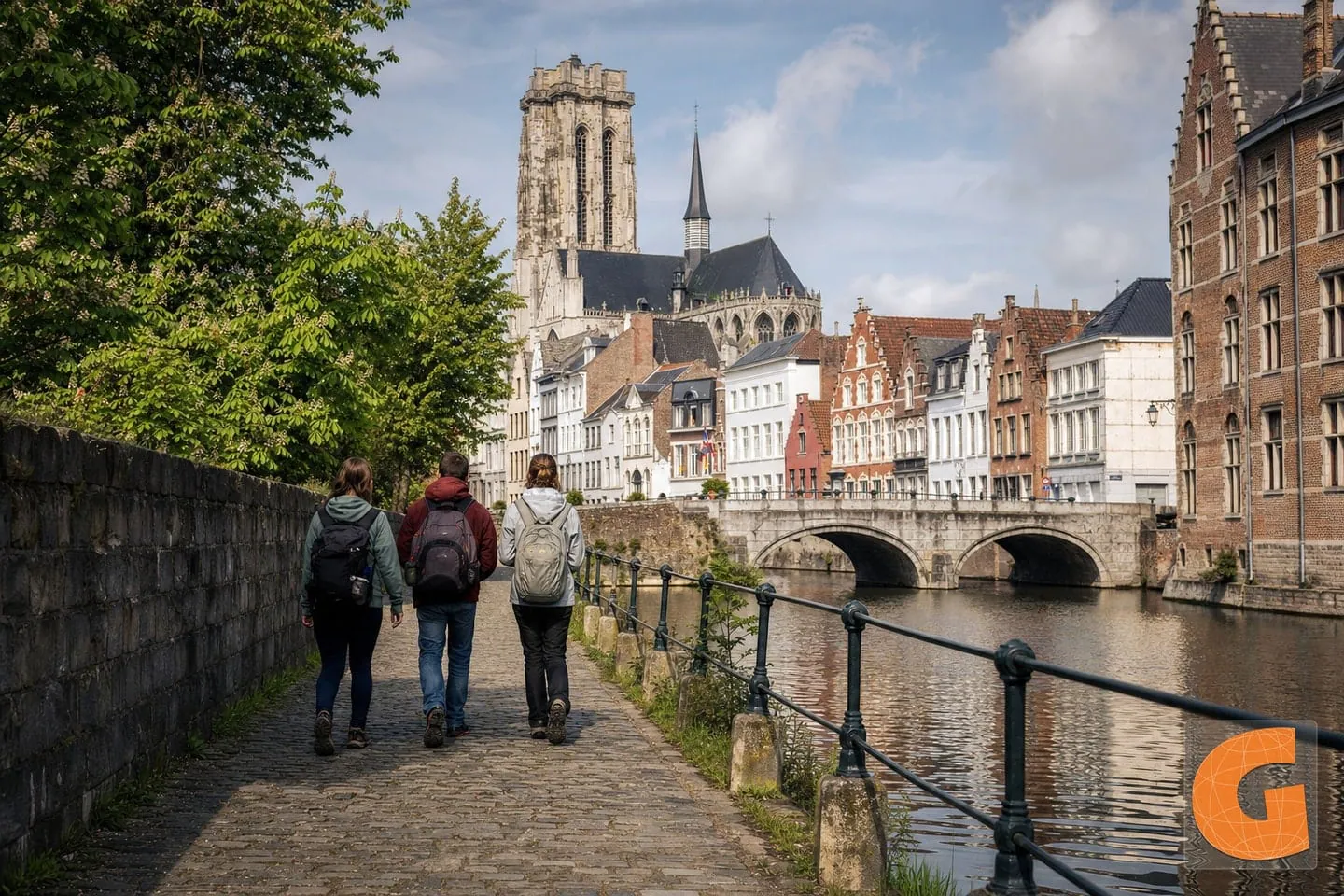 Mechelen Dijle and Historic Core Walking Route