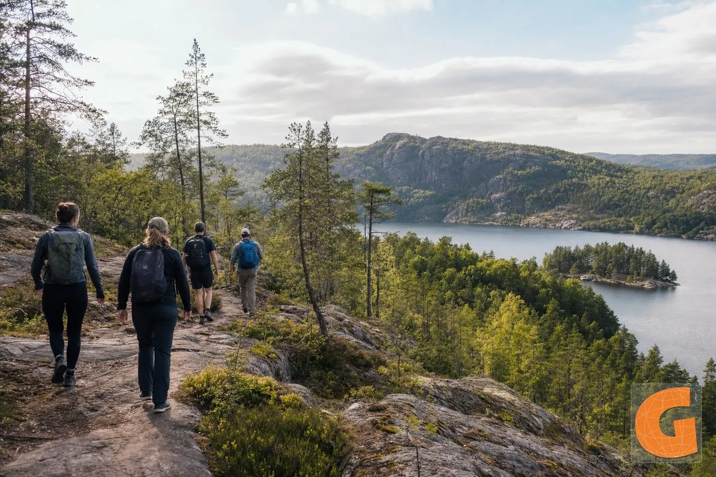 Walking Route in Vättlefjäll Forest Reserve
