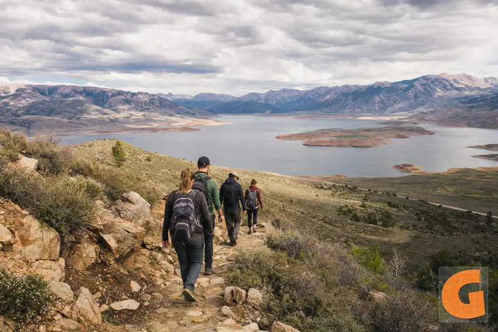 Walking Route in Curecanti National Recreation Area