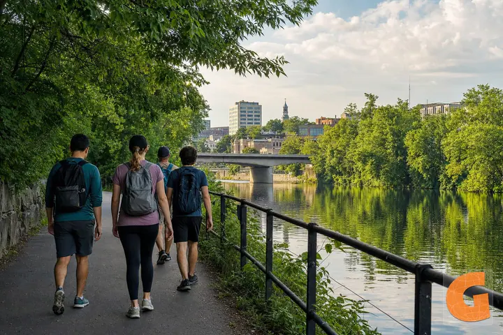 Appleton Fox River Trail: 7.11 km Walk