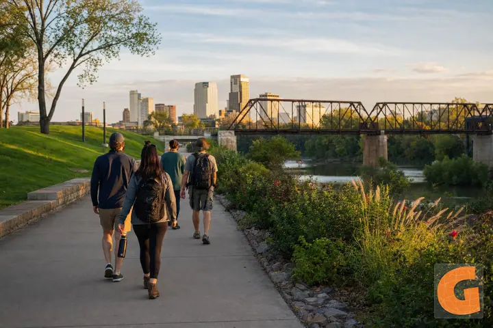 Urban Walking Route in Jackson Fondren Arts District
