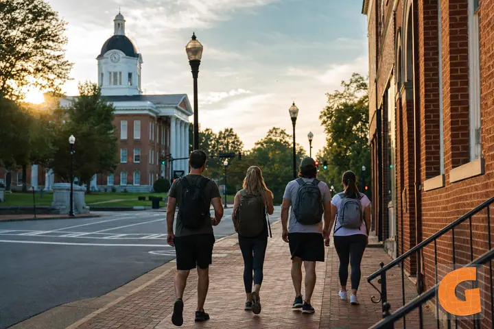 Morganton Courthouse Square and Catawba Gateway Walking Route