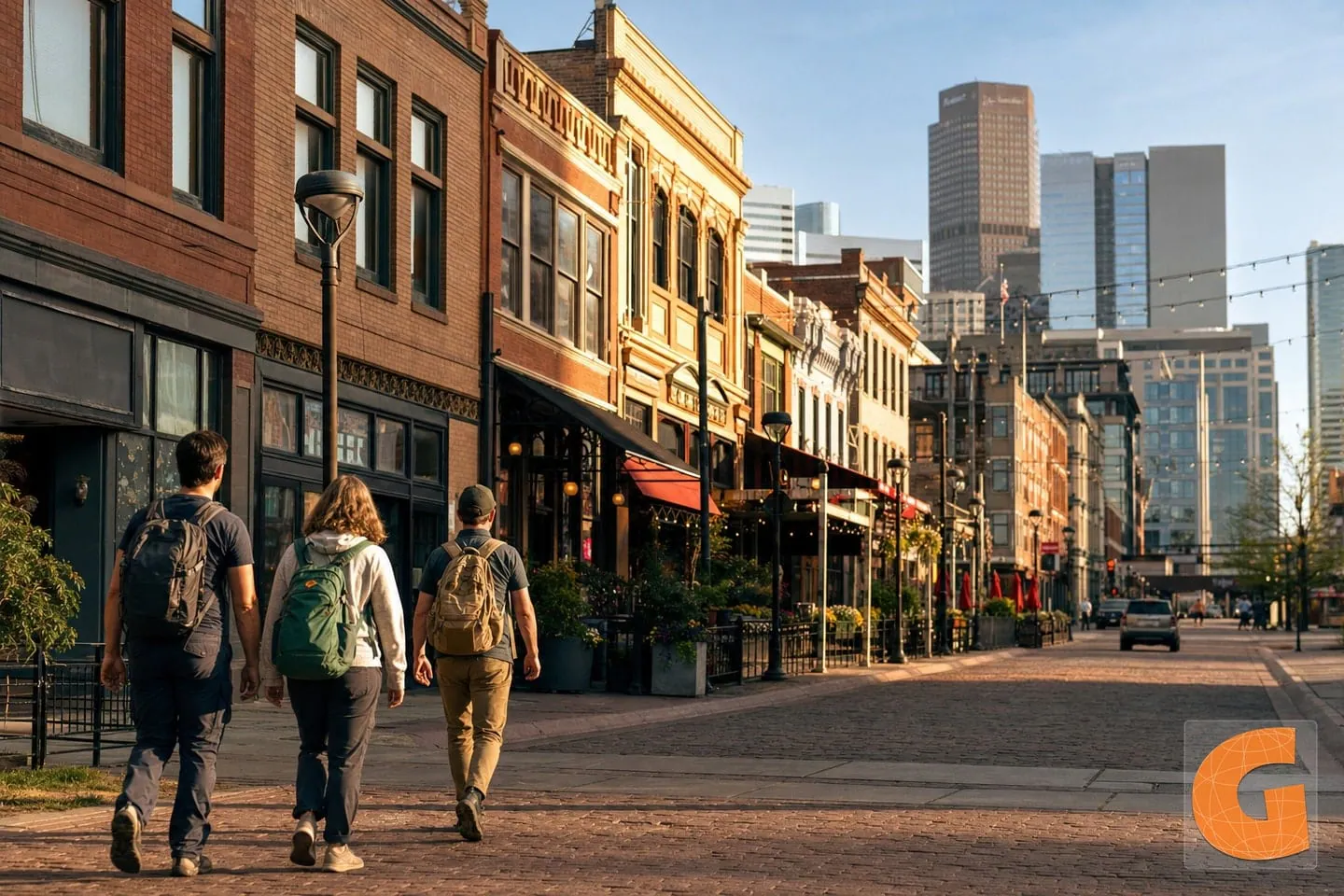 Spazierroute in Denver LoDo Historic District