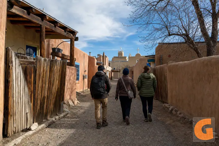 Walking Tour in Taos Plaza and Historic District