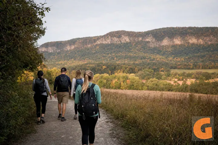 Walking Route in Elroy-Sparta Rail Trail Gateway